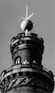 The time ball on the Nelson Monument