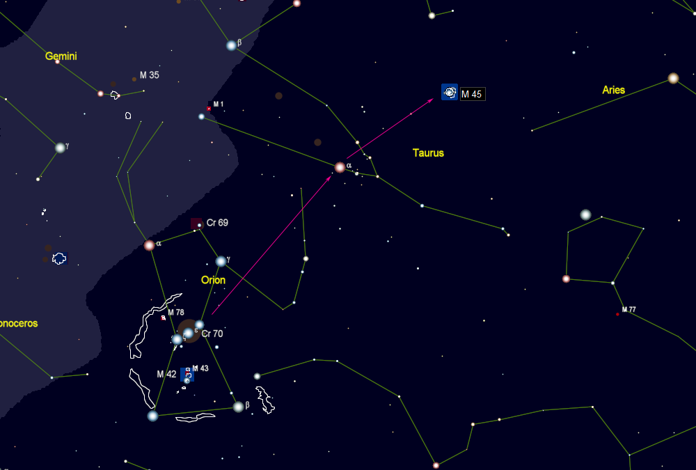 Winter's coming and the Pleiades are rising - Astronomical Society