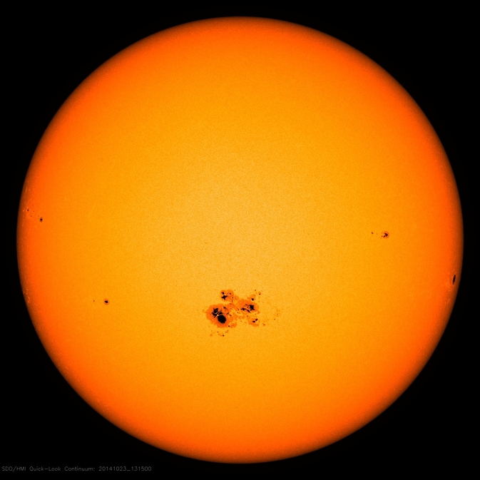Sunspots Image Credit: NASA/SDO