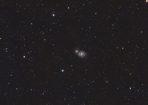 M51 Pat devine, Williams Optics Redcat 51 ZWO183mc pro, Optolong l-pro filter, ZWO air pro