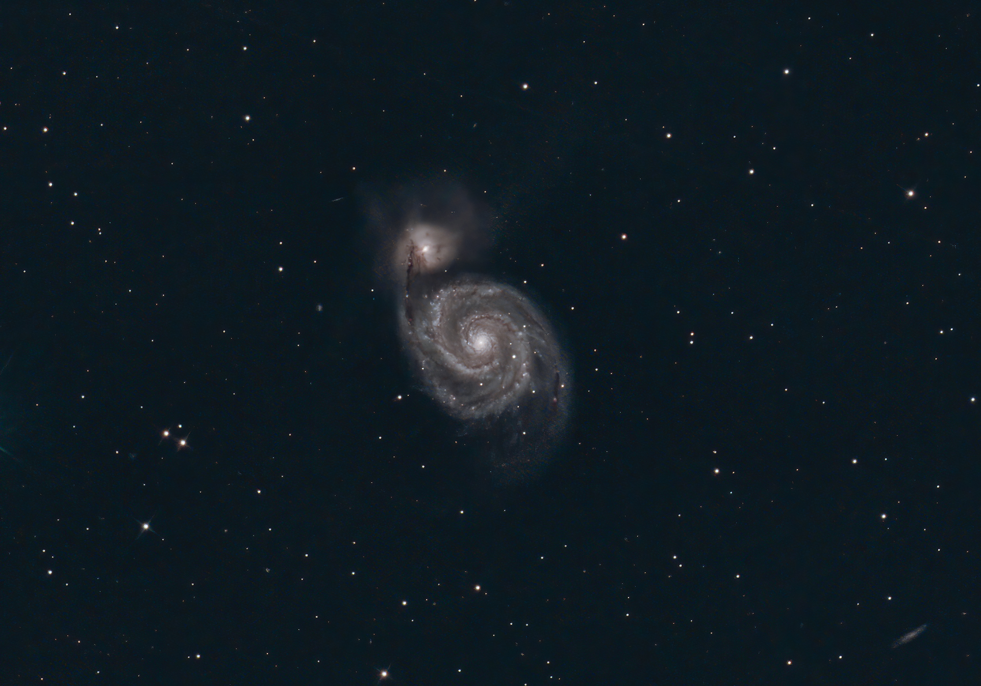 M51 Mark Phillips 250mm f4.8 Newtonian, QHY168C
