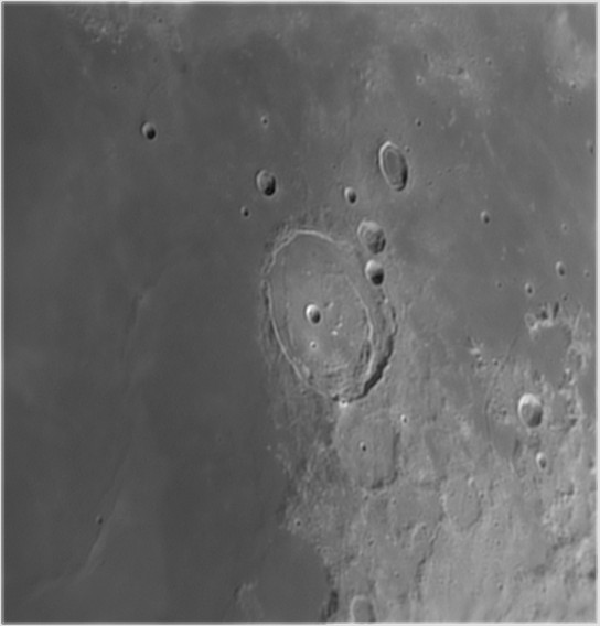 L20 Posidonius - Floor-fractured crater (Mike McGovern)