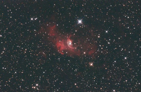 Nigel Goodman NGC 7635 Bubble Nebula 090421 SLCC guided LProMax (1 of 1) Last minute decision to image this at 0330 in the morning. 150s at 900/30.