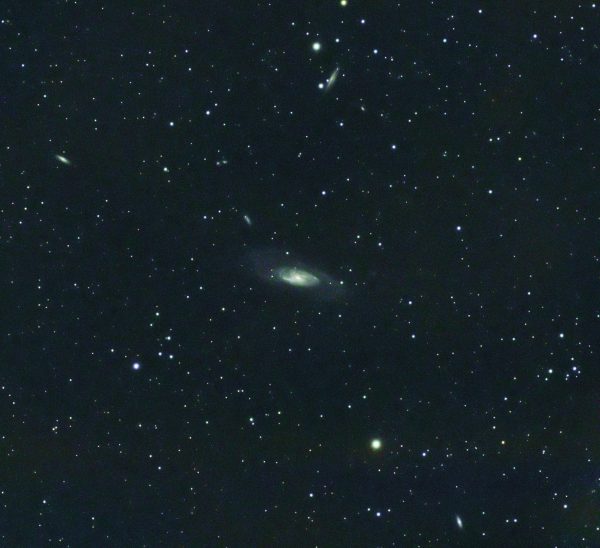 M106 (Pat Devine) Inc NGC 4217(top) , NGC4340(lower right) and NGC4220 (upper left) April 6th 2021 Williams Optics Redcat 51, ZWO183mmc pro, Optolong l-pro filter, ZWO air pro, Sky-Watcher HEQ5 Pro 16x300s Lights. Flats , Darks and Bias. Gain 122 at -10C Processed in APP and Pixinsight