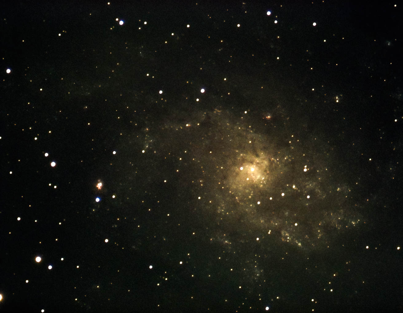 M33 (Andrew Farrow) 05.12.21 ES127mm scope, Atik Infinity camera 30secs exp, 1440 secs total Lightroom and Topaz