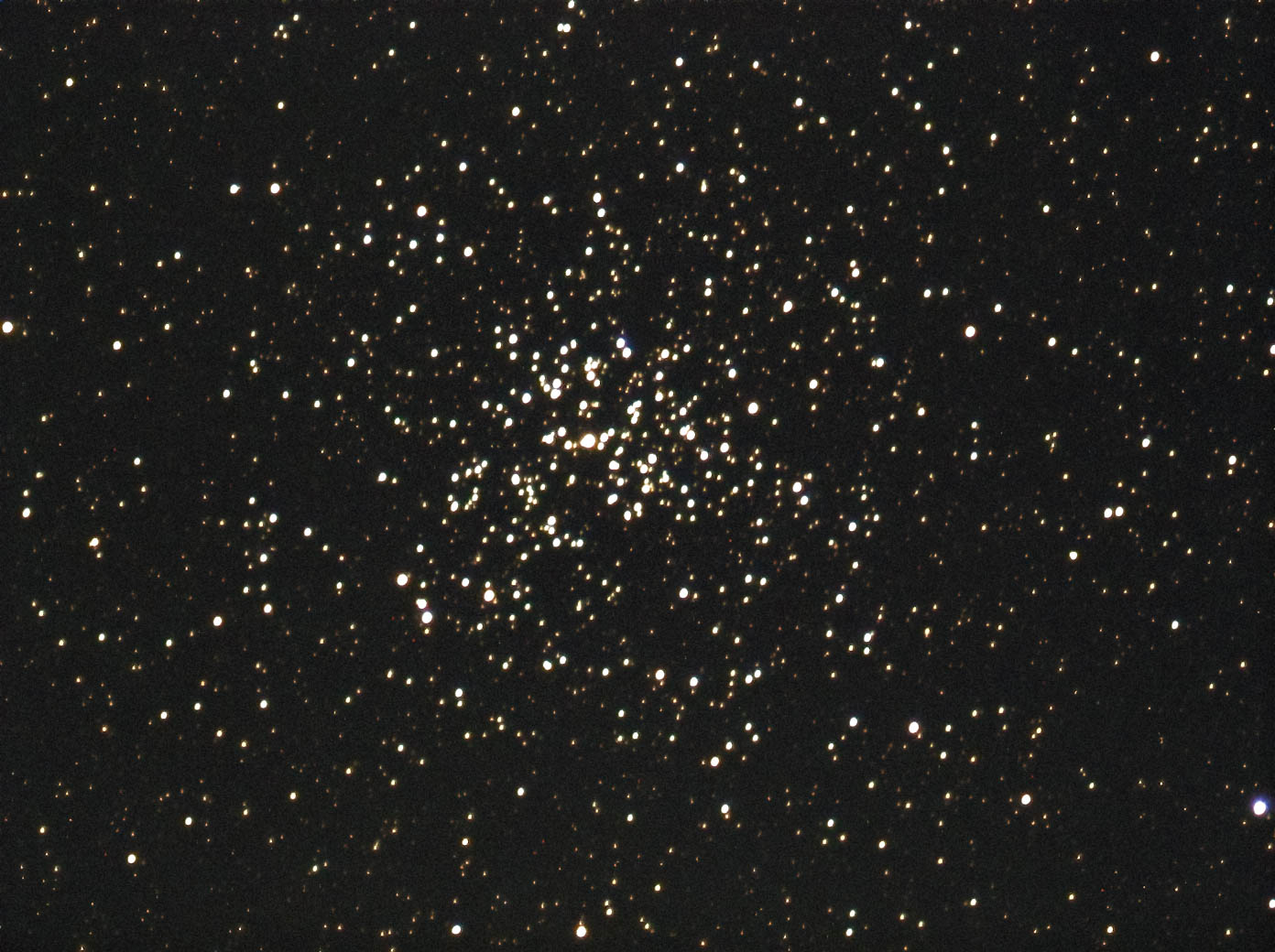 M37 (Andrew Farrow) 05.12.21 ES127mm scope, Atik Infinity camera 30secs exp, 90 secs total Lightroom and Topaz