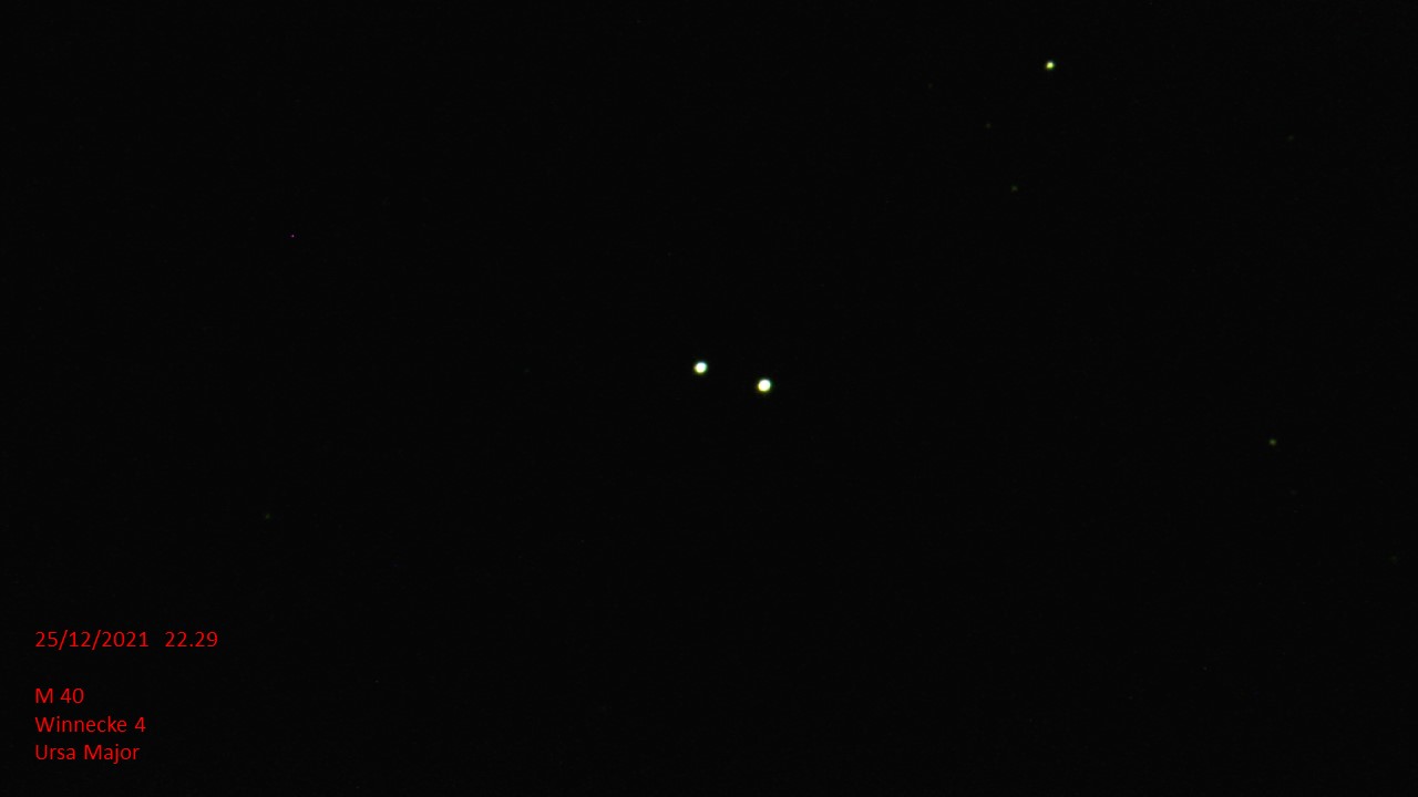 M 40 (Winnecke 4) Ursa Major (Hugh C. Somerville) Sat 25th Dec 2021