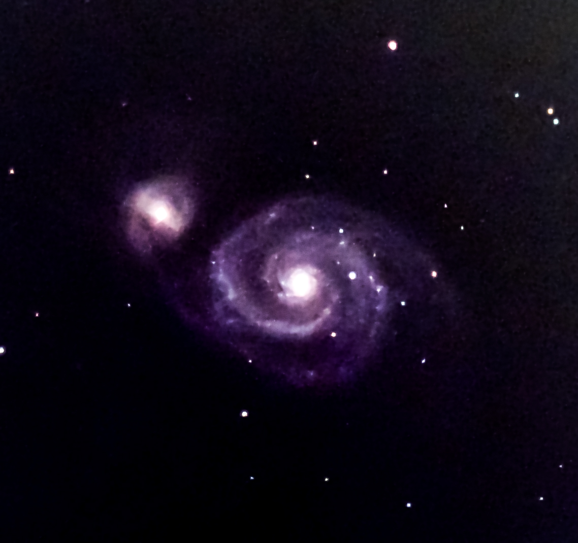 Whirlpool Galaxy ( William Bonar) Unistellar Equinox 25/12/21