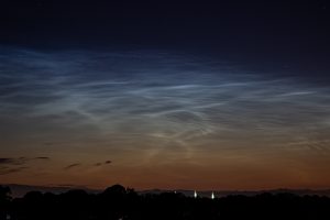 Noctilucent Clouds from Edinburgh by Mark Phillips