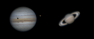 Jupiter and Saturn 18-07-2021 Mark Phillips