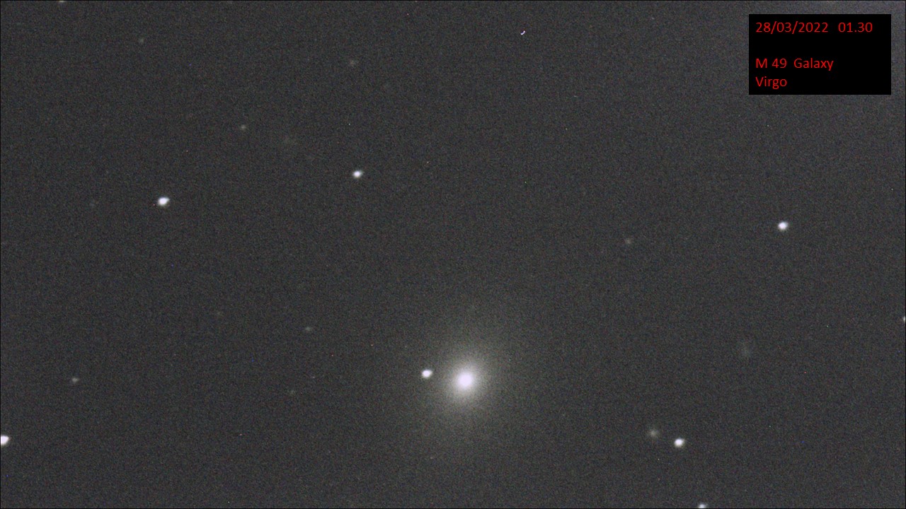 M 49 Galaxy Virgo (Hugh C. Somerville) 28th Mar 2022