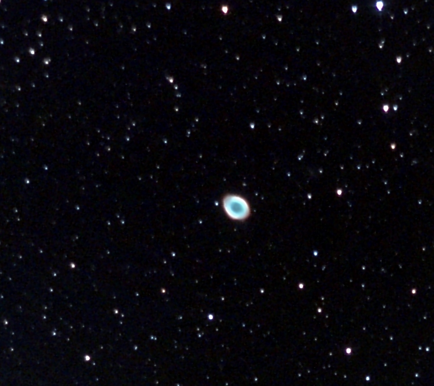 M57 - Ring Nebula (Peter Black) Unistellar eQuinox 21 Minutes Optolong L-Pro