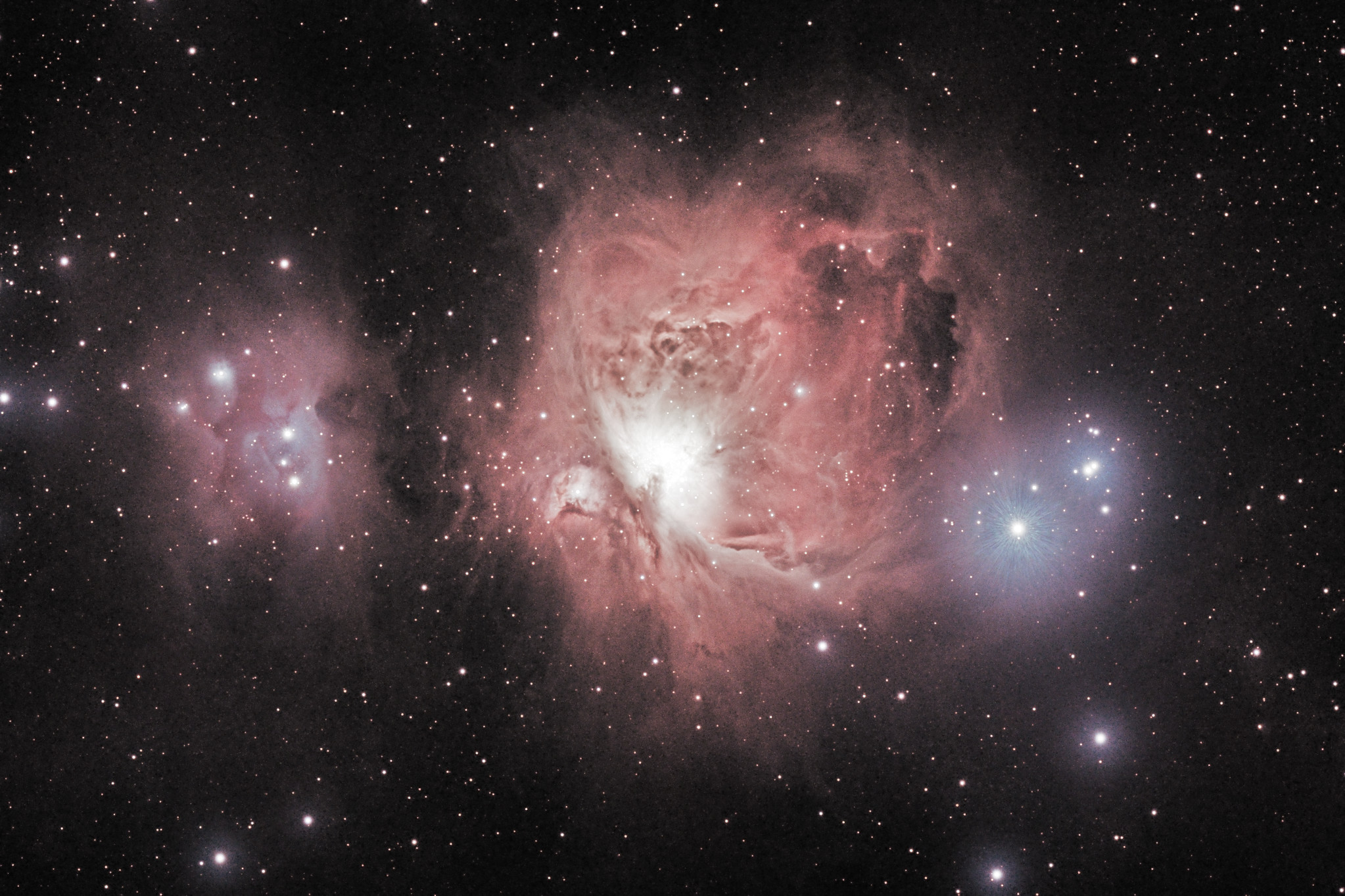 M42 (Michael McGovern) M42 taken on 25th January 2023. 18 x 90s lights and 50 x flats, dark flats and darks. SW Esprit 100ED, ZWO ASI294MC Pro, NINA, APP and StarTools.