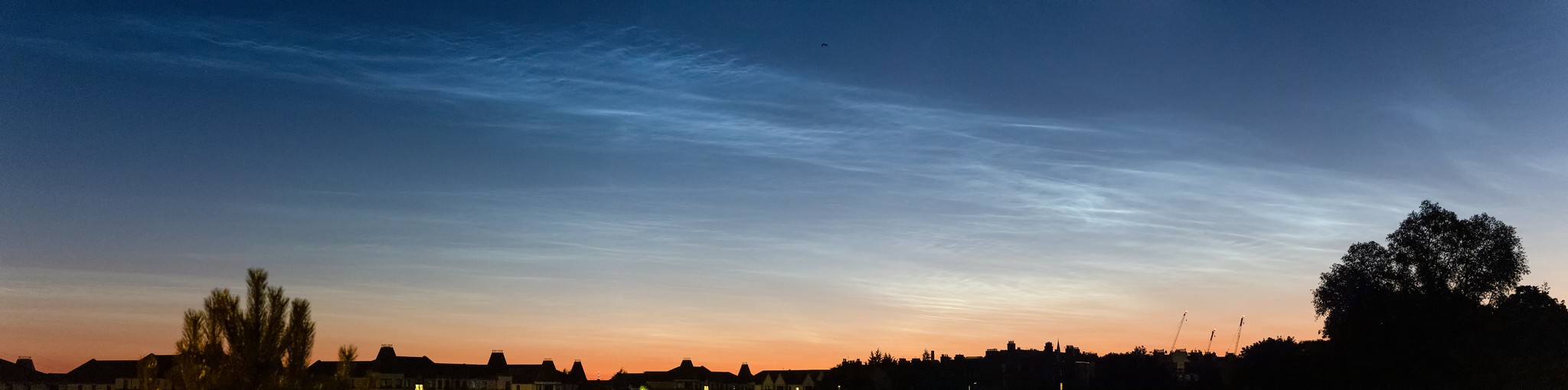 Noctilucent Clouds from Edinburgh by Ramsay McIver