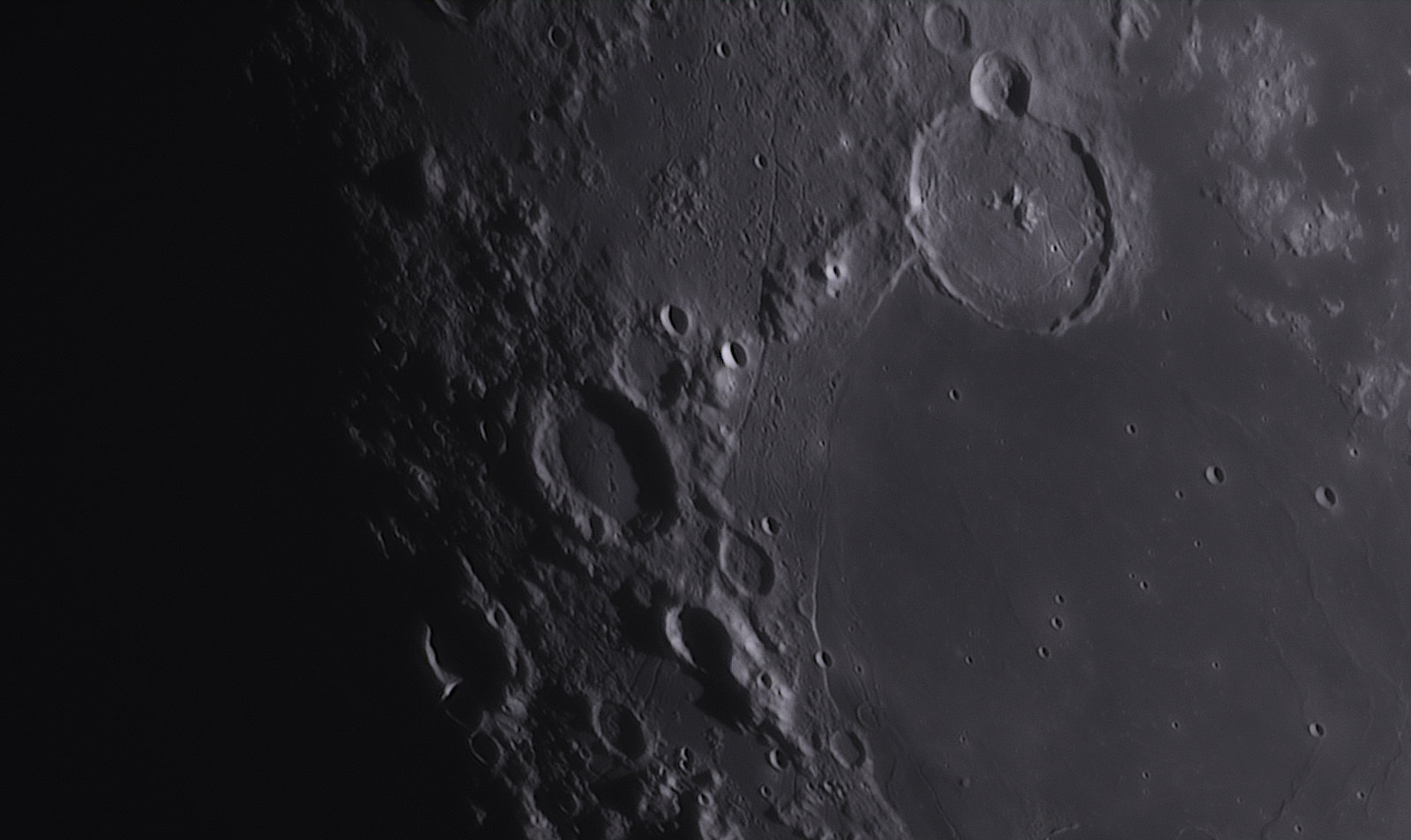 L44 Mersenius Domed floor cut by secondary craters (Radim Stano)
